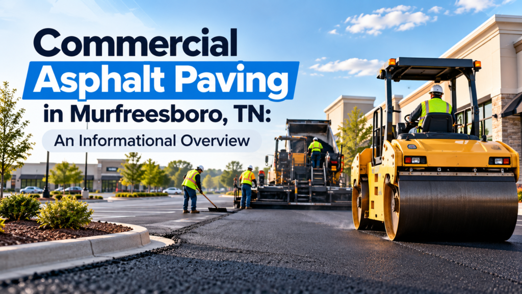 Commercial Asphalt Paving in Murfreesboro, TN: An Informational Overview